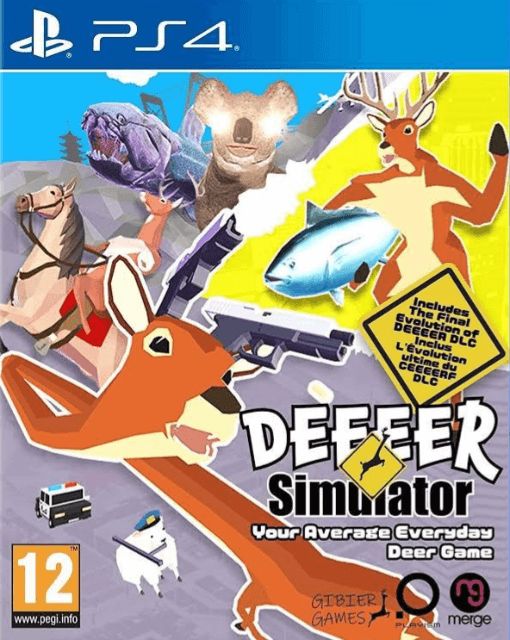 DEEEER Simulator box art for Playstation 4